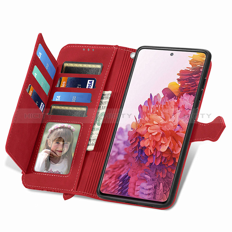 Coque Portefeuille Livre Cuir Etui Clapet S06D pour Samsung Galaxy S20 FE (2022) 5G Plus