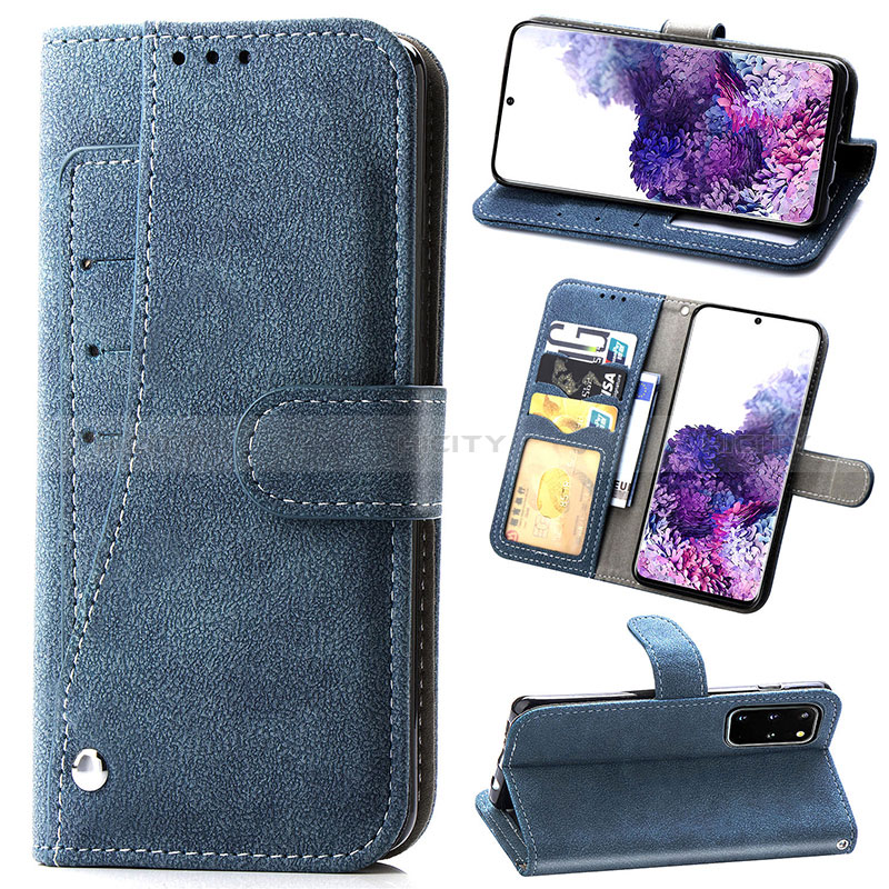 Coque Portefeuille Livre Cuir Etui Clapet S06D pour Samsung Galaxy S20 Plus 5G Plus