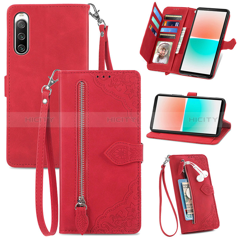 Coque Portefeuille Livre Cuir Etui Clapet S06D pour Sony Xperia 10 IV Plus