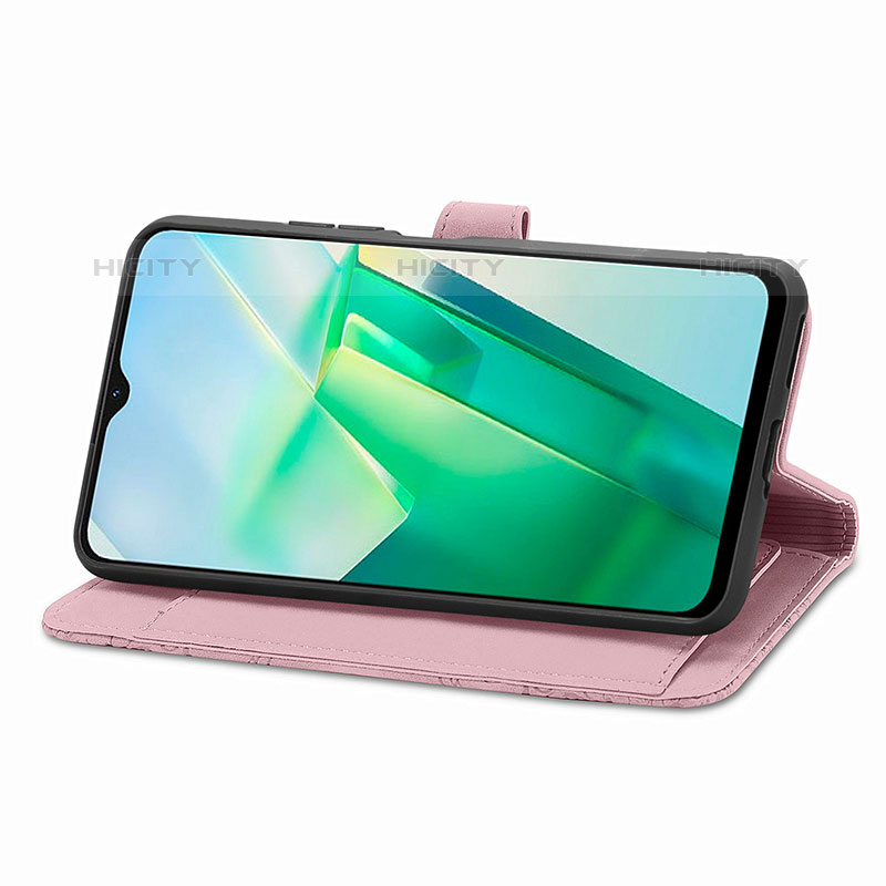 Coque Portefeuille Livre Cuir Etui Clapet S06D pour Vivo iQOO Z6x Plus