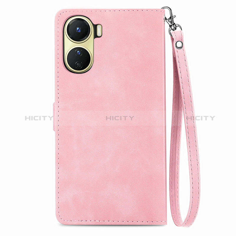 Coque Portefeuille Livre Cuir Etui Clapet S06D pour Vivo Y02S Plus