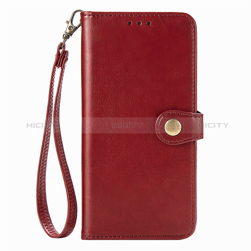 Coque Portefeuille Livre Cuir Etui Clapet S06D pour Xiaomi Mi 10i 5G Rouge Plus