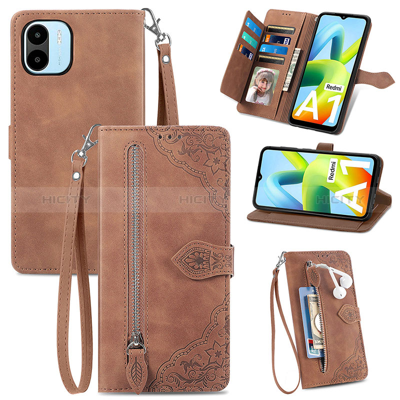 Coque Portefeuille Livre Cuir Etui Clapet S06D pour Xiaomi Poco C50 Plus