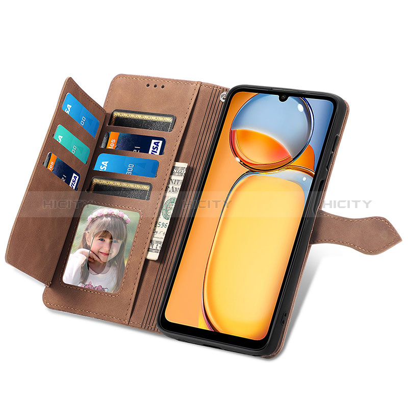 Coque Portefeuille Livre Cuir Etui Clapet S06D pour Xiaomi Redmi 13C Plus