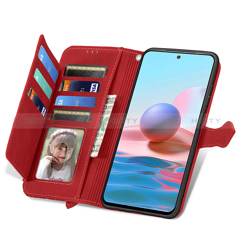 Coque Portefeuille Livre Cuir Etui Clapet S06D pour Xiaomi Redmi Note 10 4G Plus