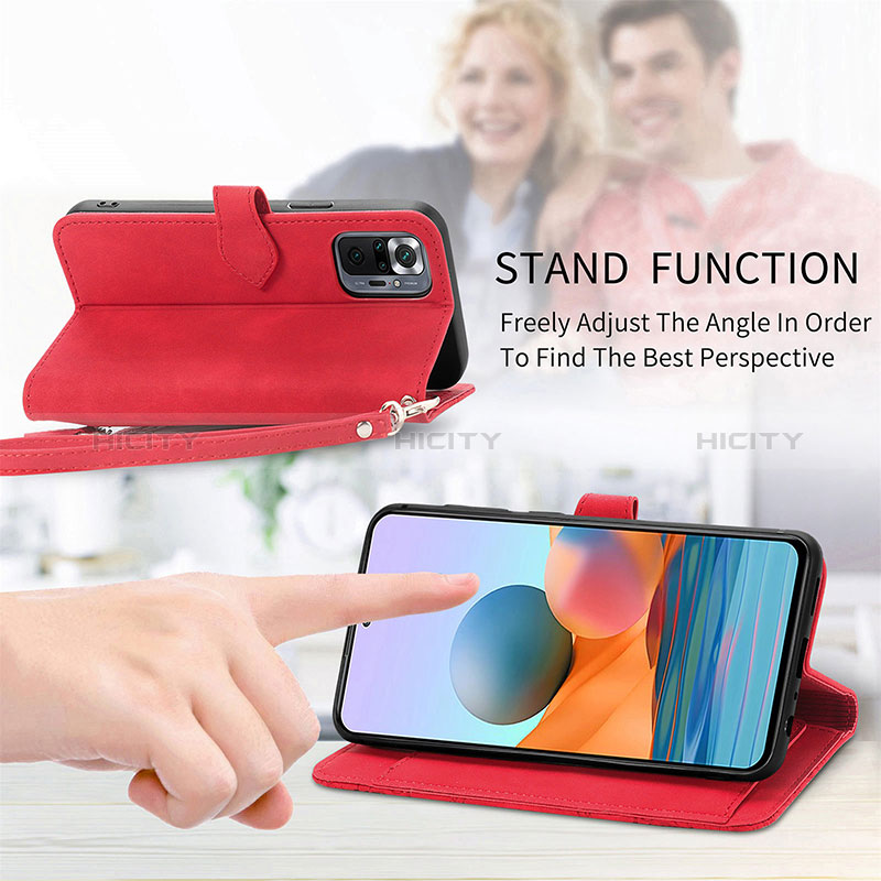 Coque Portefeuille Livre Cuir Etui Clapet S06D pour Xiaomi Redmi Note 10 Pro 4G Plus