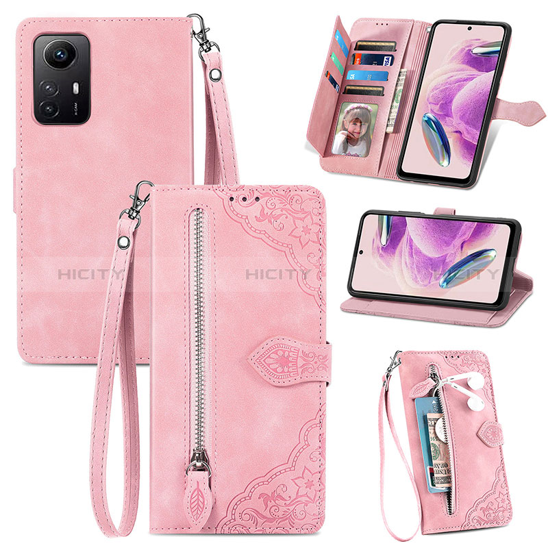 Coque Portefeuille Livre Cuir Etui Clapet S06D pour Xiaomi Redmi Note 12S Plus