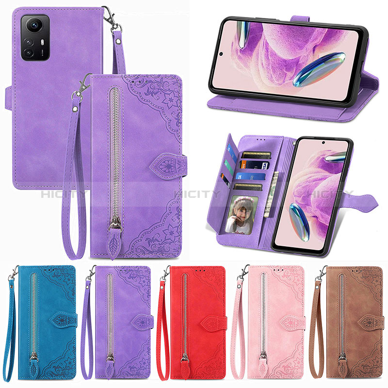 Coque Portefeuille Livre Cuir Etui Clapet S06D pour Xiaomi Redmi Note 12S Plus