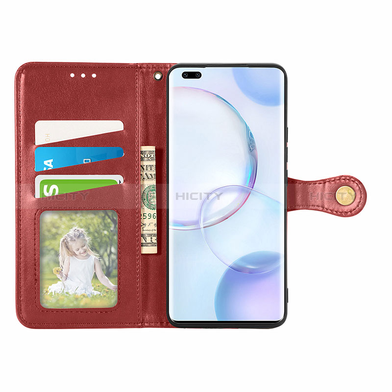 Coque Portefeuille Livre Cuir Etui Clapet S07D pour Huawei Honor 50 Pro 5G Plus