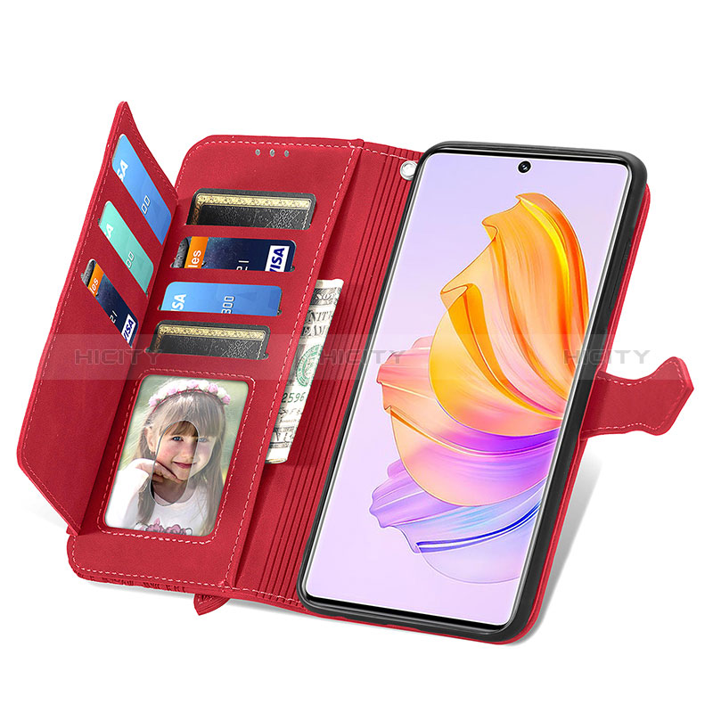 Coque Portefeuille Livre Cuir Etui Clapet S07D pour Huawei Honor 80 SE 5G Plus