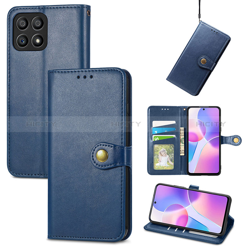 Coque Portefeuille Livre Cuir Etui Clapet S07D pour Huawei Honor X30i Plus