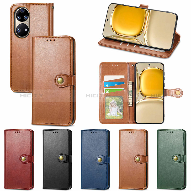 Coque Portefeuille Livre Cuir Etui Clapet S07D pour Huawei P50e Plus