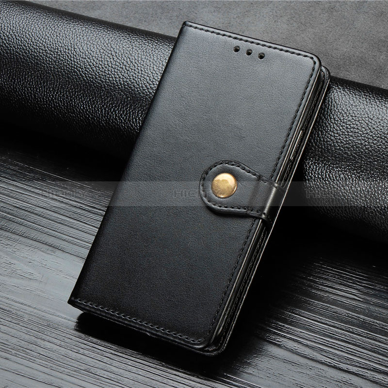 Coque Portefeuille Livre Cuir Etui Clapet S07D pour Xiaomi Redmi 9 Prime India Noir Plus