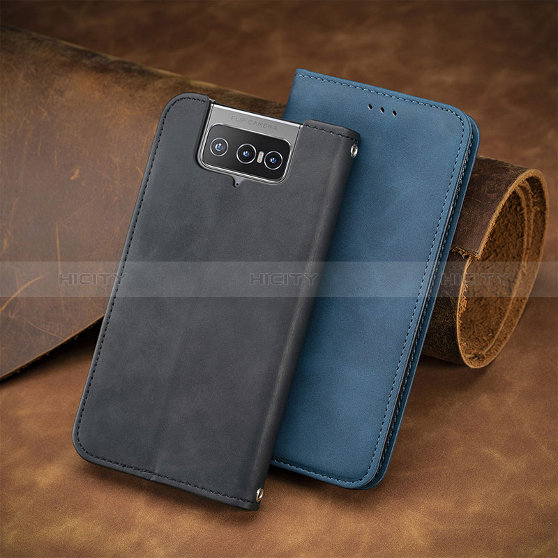 Coque Portefeuille Livre Cuir Etui Clapet S08D pour Asus Zenfone 7 Pro ZS671KS Plus