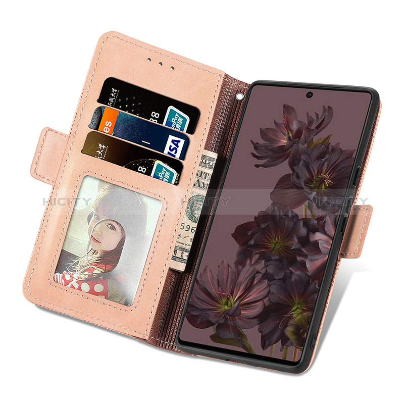 Coque Portefeuille Livre Cuir Etui Clapet S08D pour Google Pixel 7 Pro 5G Plus