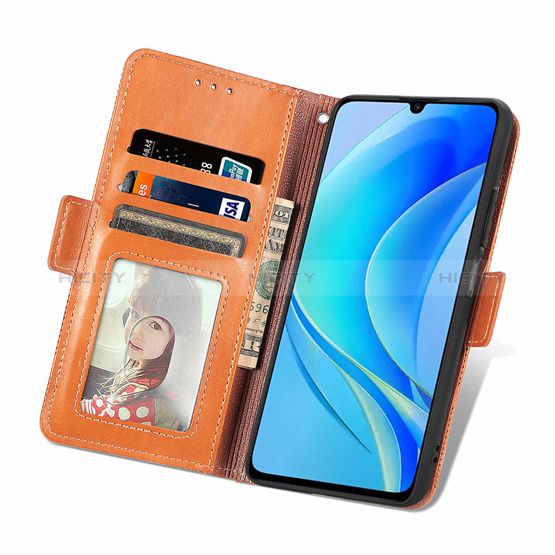 Coque Portefeuille Livre Cuir Etui Clapet S08D pour Huawei Enjoy 50 Plus