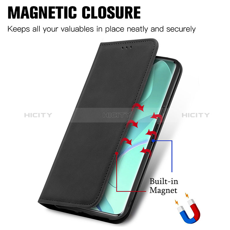 Coque Portefeuille Livre Cuir Etui Clapet S08D pour Huawei Honor 60 5G Plus