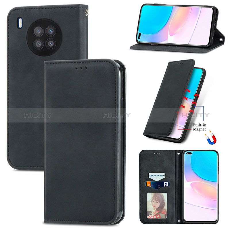 Coque Portefeuille Livre Cuir Etui Clapet S08D pour Huawei Nova 8i Plus