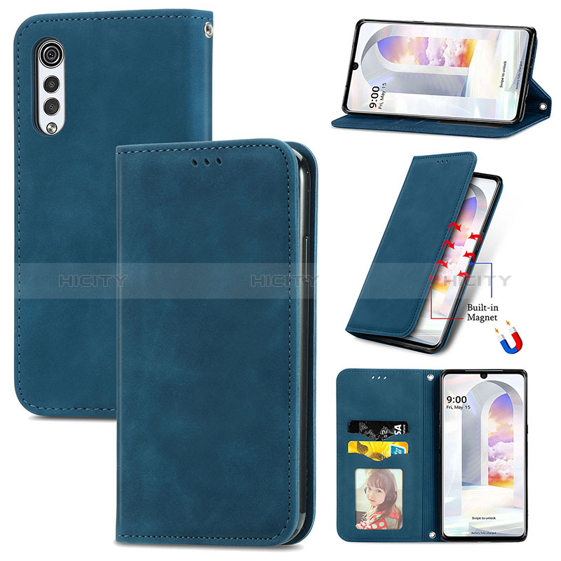 Coque Portefeuille Livre Cuir Etui Clapet S08D pour LG Velvet 2 Pro Plus