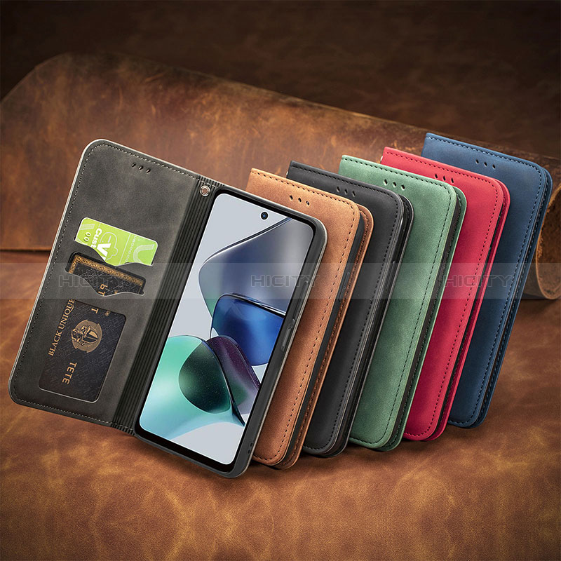 Coque Portefeuille Livre Cuir Etui Clapet S08D pour Motorola Moto G13 Plus