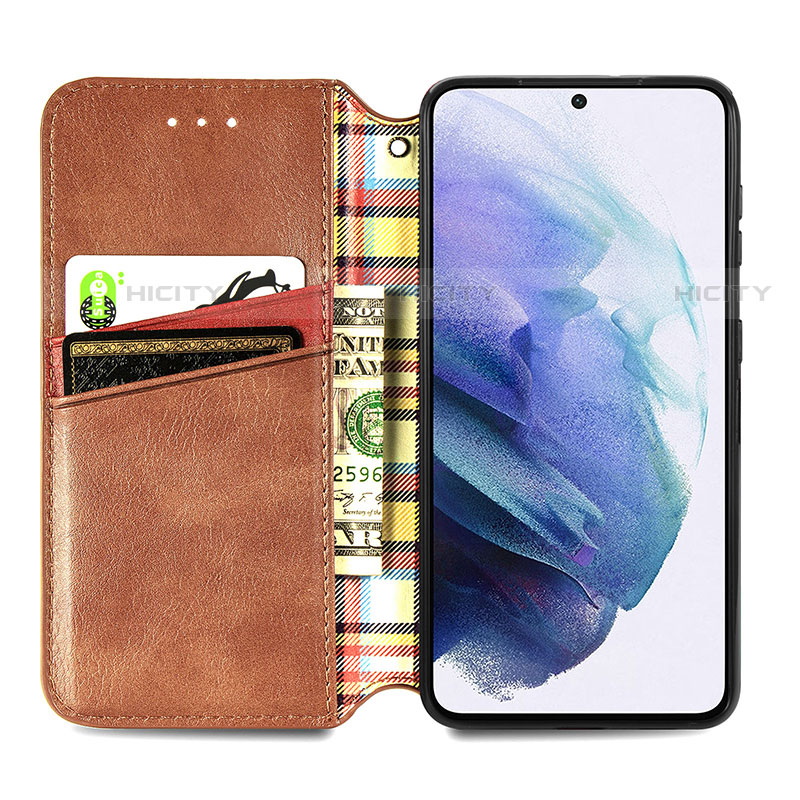 Coque Portefeuille Livre Cuir Etui Clapet S08D pour Samsung Galaxy S21 Plus 5G Plus