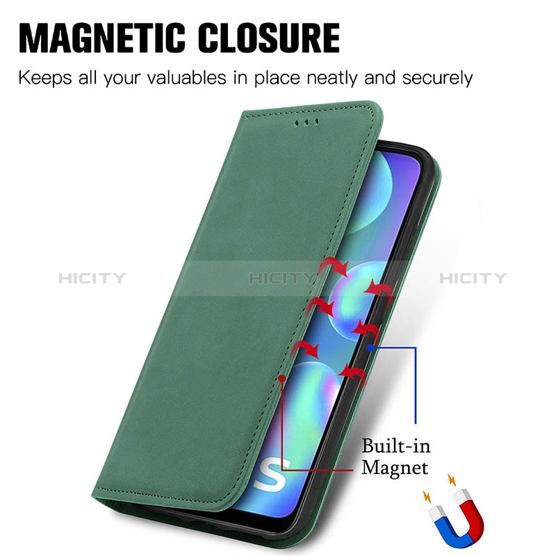 Coque Portefeuille Livre Cuir Etui Clapet S08D pour Vivo Y3s (2021) Plus