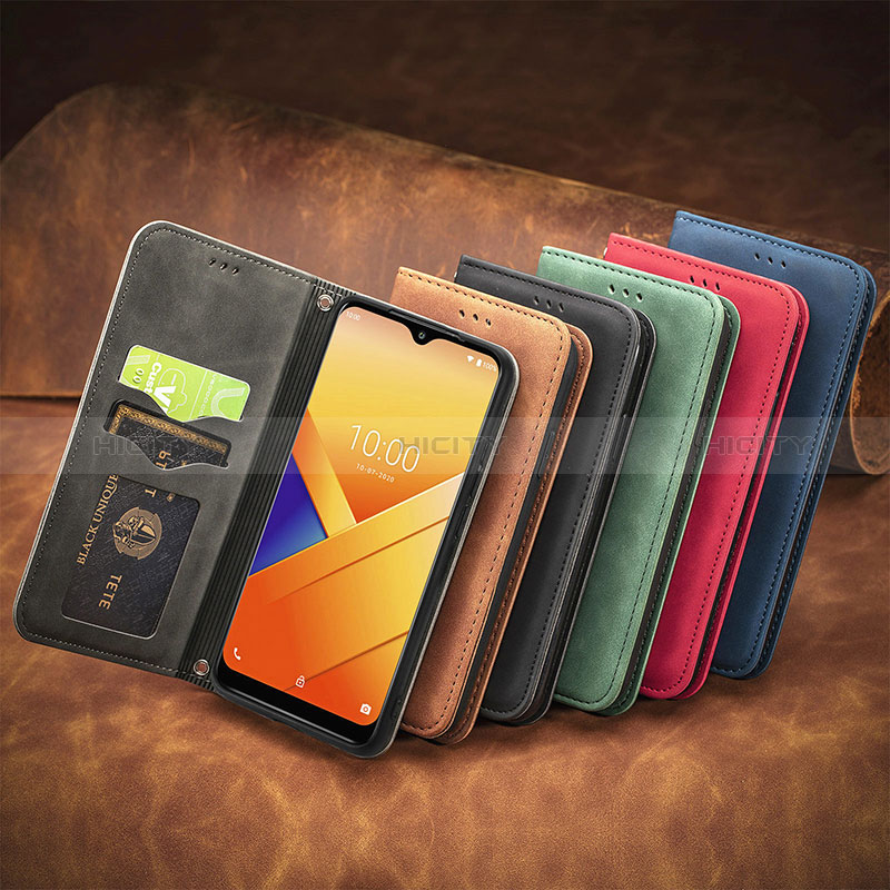 Coque Portefeuille Livre Cuir Etui Clapet S08D pour Wiko Y81 Plus