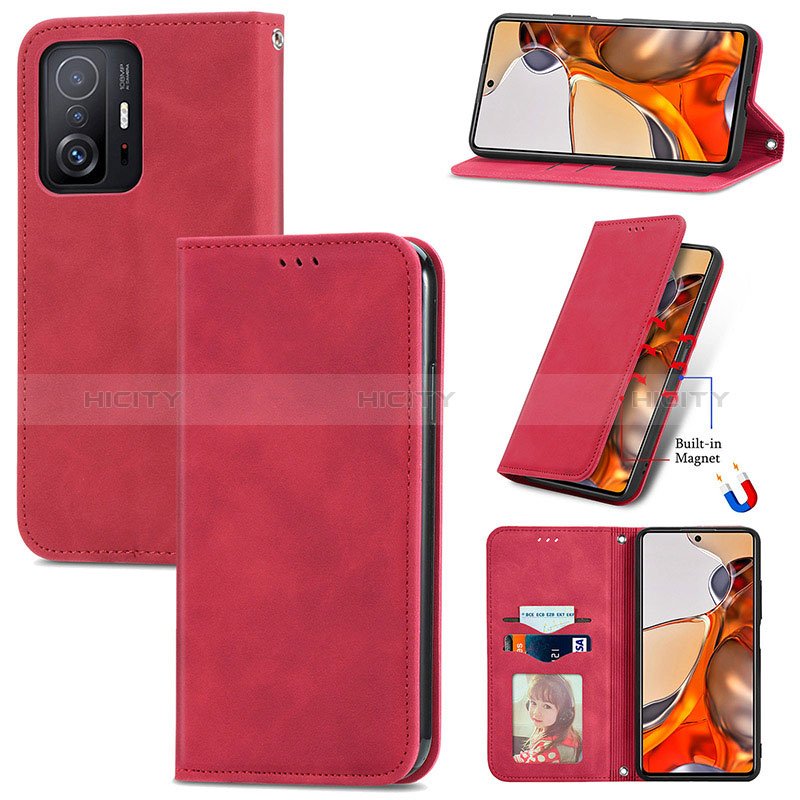 Coque Portefeuille Livre Cuir Etui Clapet S08D pour Xiaomi Mi 11T 5G Plus