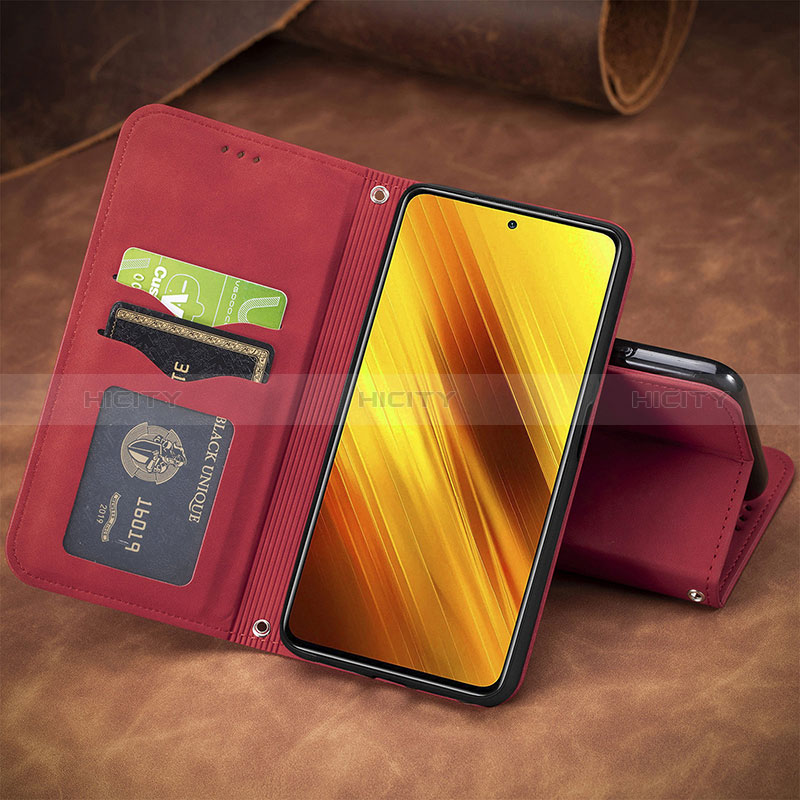 Coque Portefeuille Livre Cuir Etui Clapet S08D pour Xiaomi Poco X3 NFC Plus