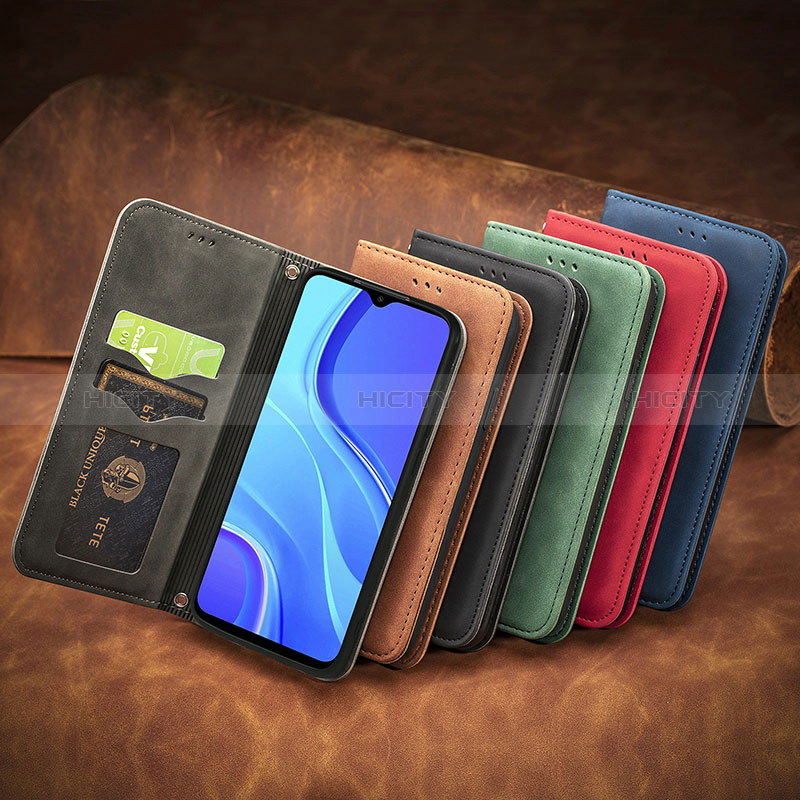 Coque Portefeuille Livre Cuir Etui Clapet S08D pour Xiaomi Redmi 9 Prime India Plus