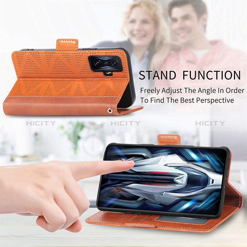 Coque Portefeuille Livre Cuir Etui Clapet S08D pour Xiaomi Redmi K50 Gaming 5G Plus