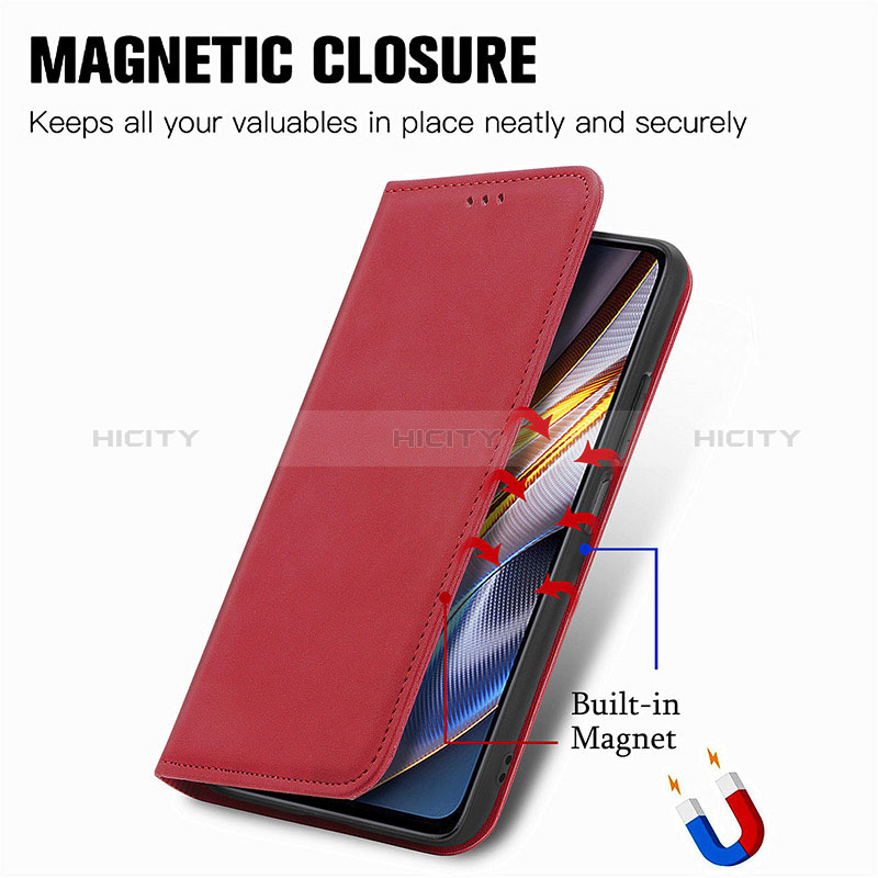 Coque Portefeuille Livre Cuir Etui Clapet S08D pour Xiaomi Redmi K50i 5G Plus