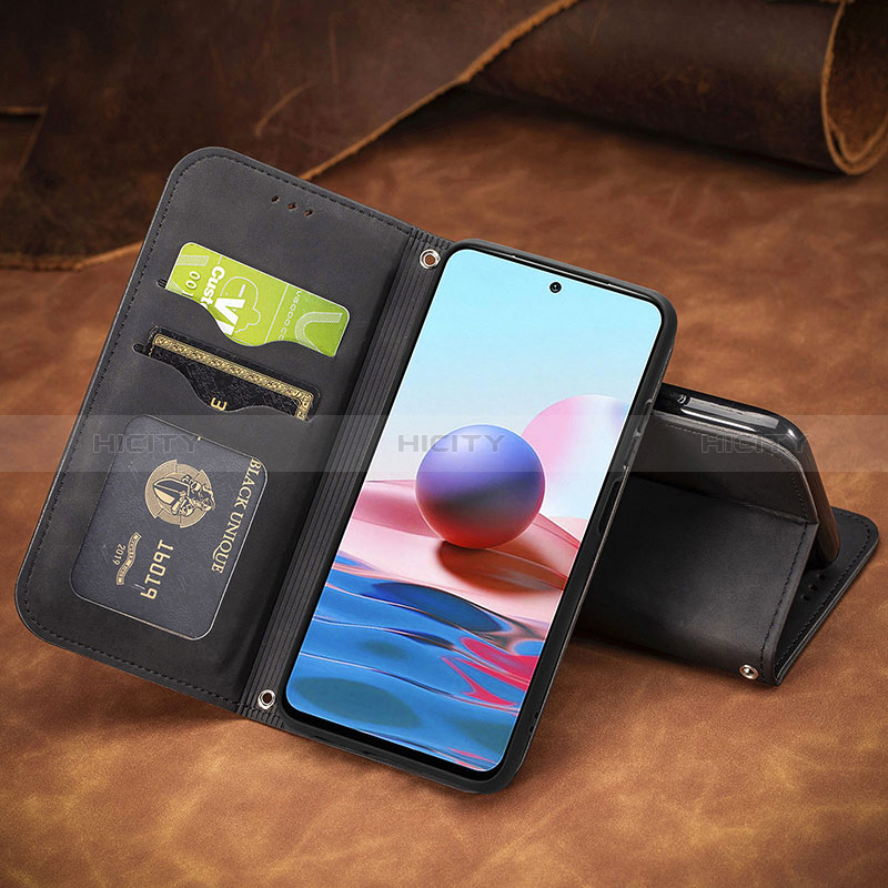 Coque Portefeuille Livre Cuir Etui Clapet S08D pour Xiaomi Redmi Note 10 4G Plus