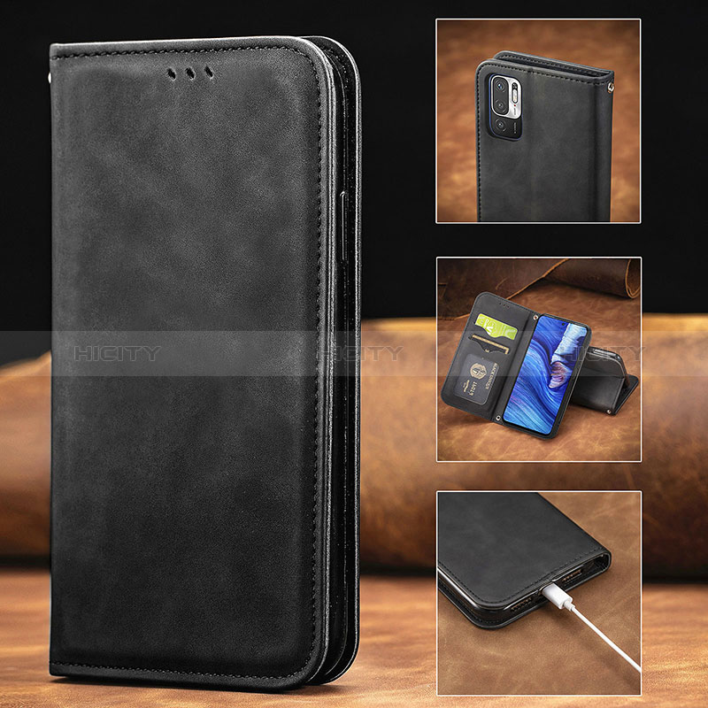 Coque Portefeuille Livre Cuir Etui Clapet S08D pour Xiaomi Redmi Note 10T 5G Plus