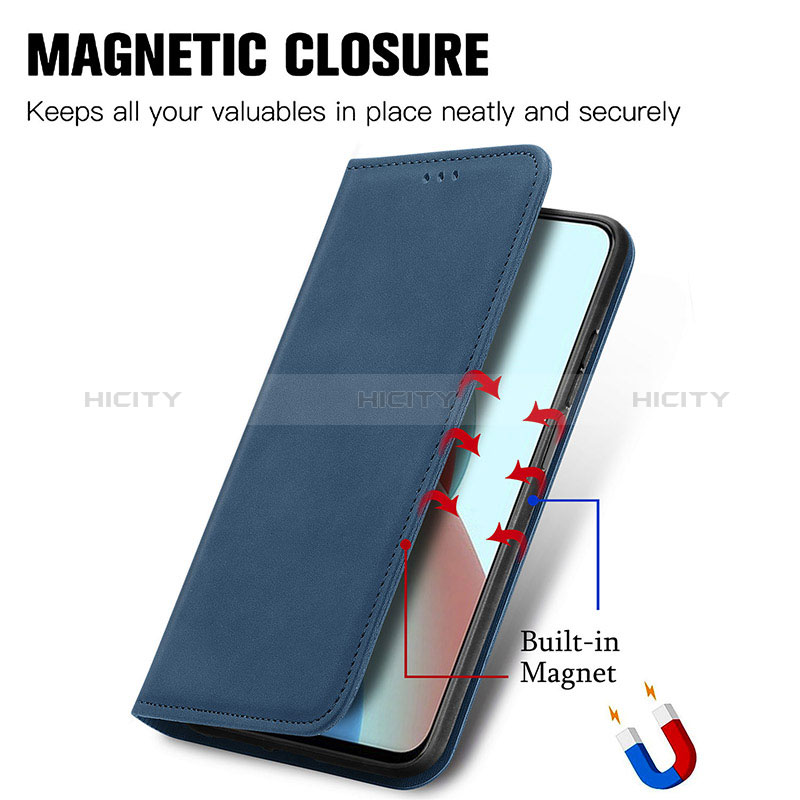 Coque Portefeuille Livre Cuir Etui Clapet S08D pour Xiaomi Redmi Note 9 5G Plus