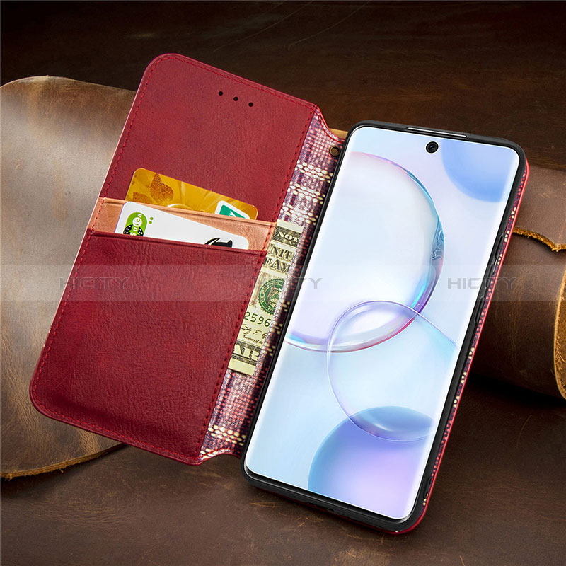 Coque Portefeuille Livre Cuir Etui Clapet S09D pour Huawei Honor 50 5G Plus