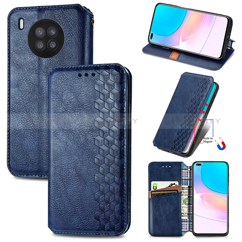 Coque Portefeuille Livre Cuir Etui Clapet S09D pour Huawei Honor 50 Lite Plus