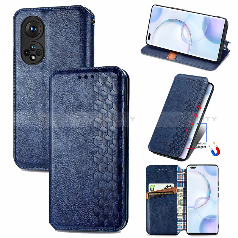 Coque Portefeuille Livre Cuir Etui Clapet S09D pour Huawei Honor 50 Pro 5G Plus