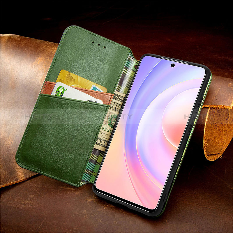 Coque Portefeuille Livre Cuir Etui Clapet S09D pour Huawei Honor 50 SE 5G Plus