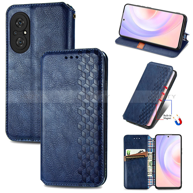 Coque Portefeuille Livre Cuir Etui Clapet S09D pour Huawei Honor 50 SE 5G Plus