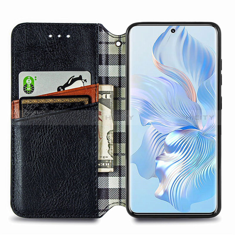 Coque Portefeuille Livre Cuir Etui Clapet S09D pour Huawei Honor 80 5G Plus