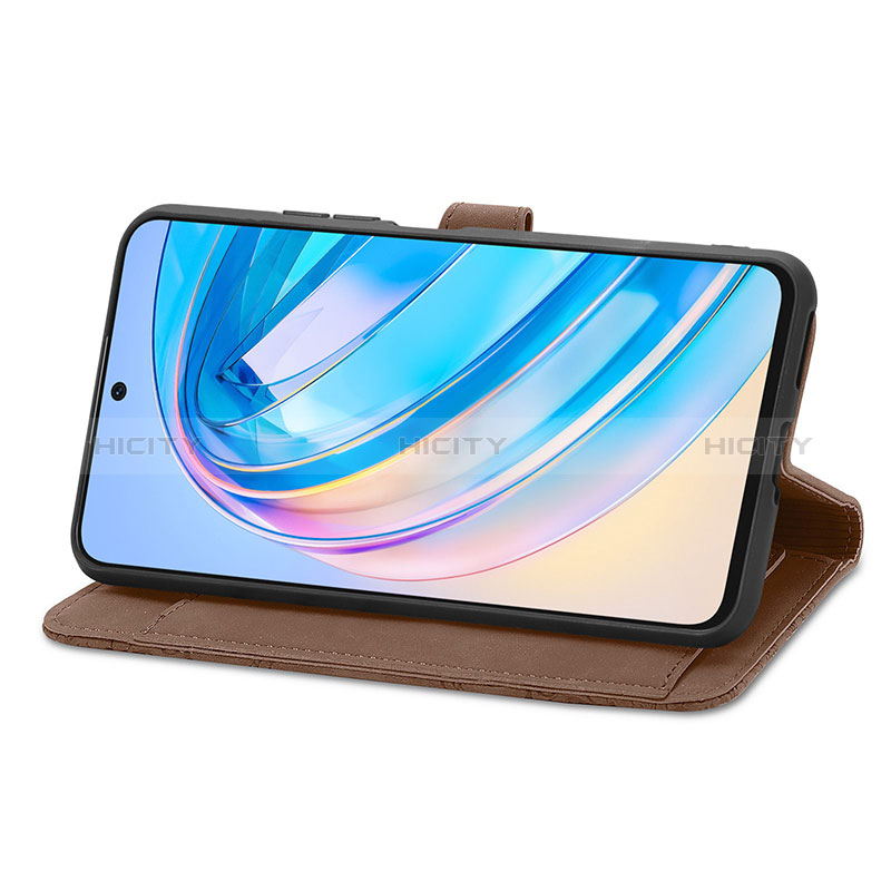 Coque Portefeuille Livre Cuir Etui Clapet S09D pour Huawei Honor X8a 4G Plus