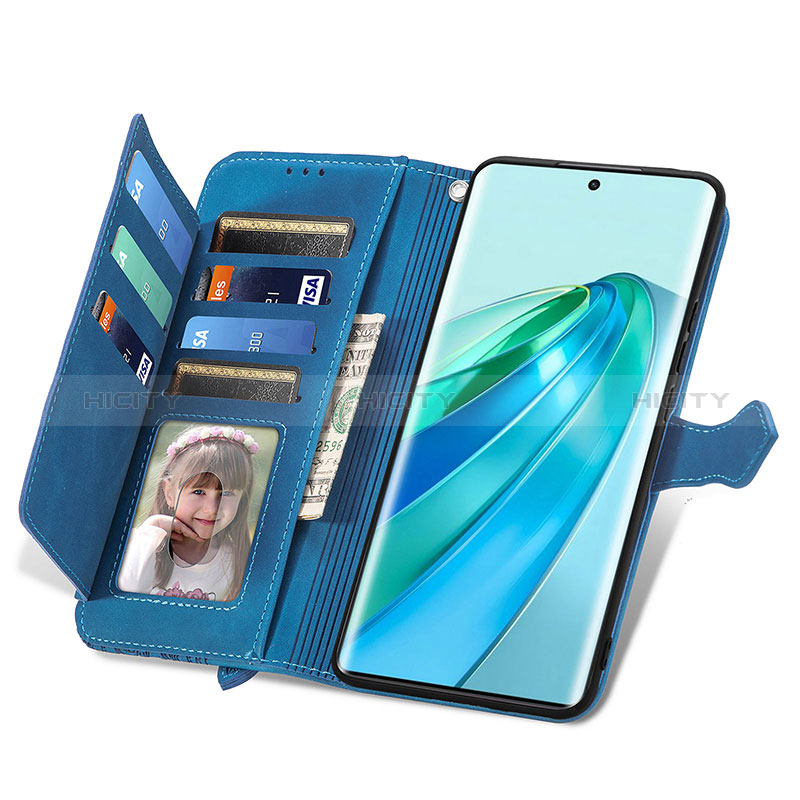 Coque Portefeuille Livre Cuir Etui Clapet S09D pour Huawei Honor X9a 5G Plus