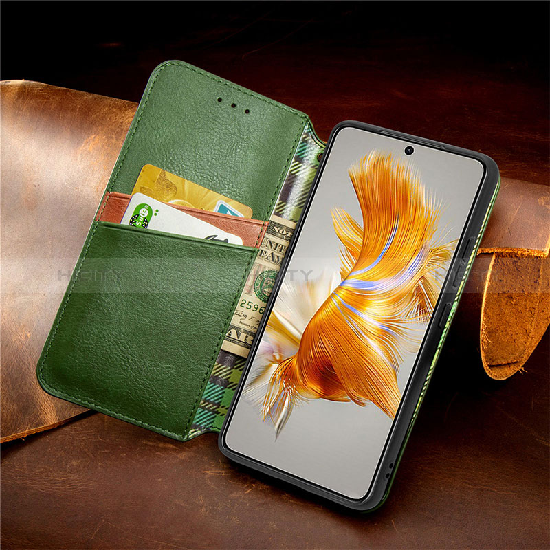 Coque Portefeuille Livre Cuir Etui Clapet S09D pour Huawei Mate 50E Plus