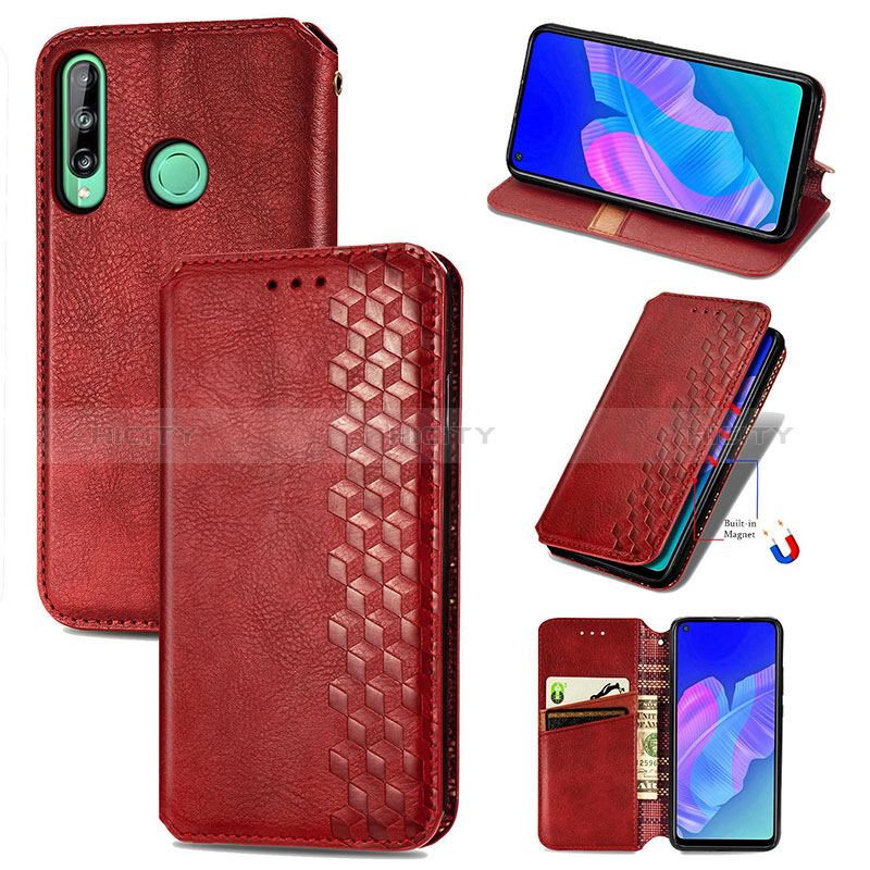 Coque Portefeuille Livre Cuir Etui Clapet S09D pour Huawei P40 Lite E Plus