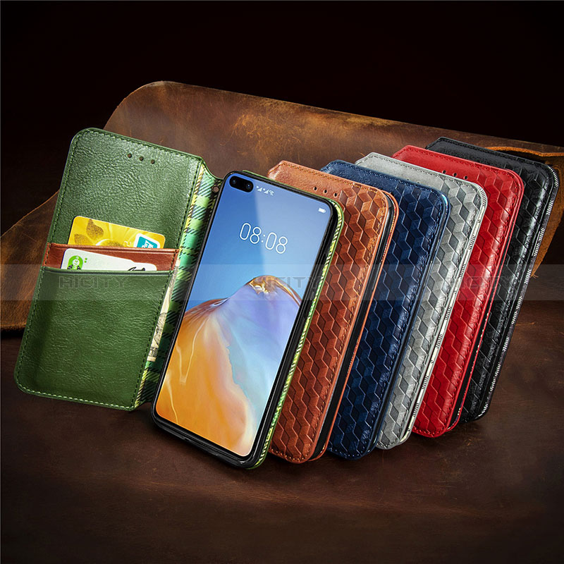 Coque Portefeuille Livre Cuir Etui Clapet S09D pour Huawei P40 Plus