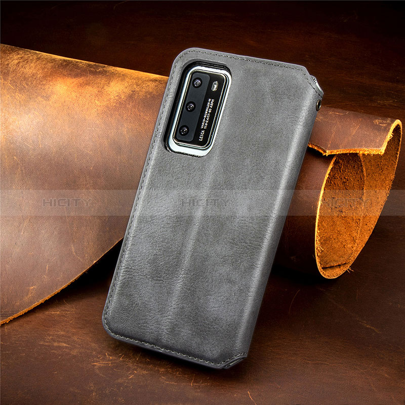 Coque Portefeuille Livre Cuir Etui Clapet S09D pour Huawei P40 Plus