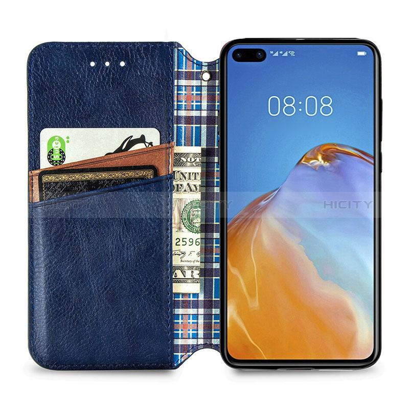 Coque Portefeuille Livre Cuir Etui Clapet S09D pour Huawei P40 Pro Plus