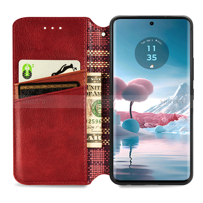 Coque Portefeuille Livre Cuir Etui Clapet S09D pour Motorola Moto Edge 40 Neo 5G Plus