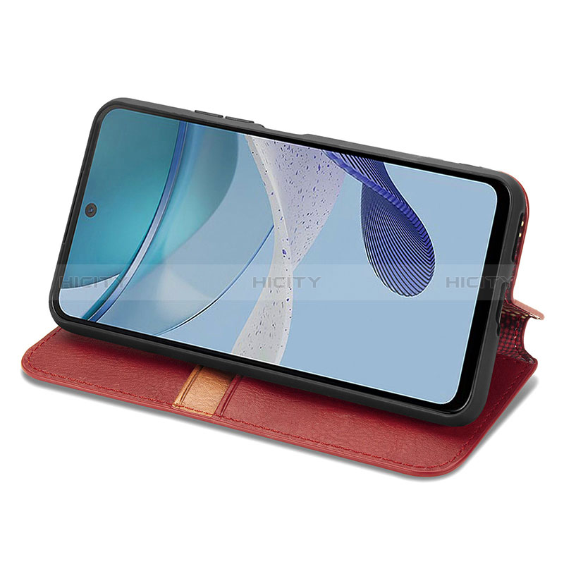 Coque Portefeuille Livre Cuir Etui Clapet S09D pour Motorola Moto G53j 5G Plus